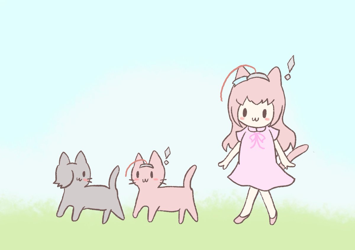 animal ears cat 1girl tail ! animalization :3  illustration images