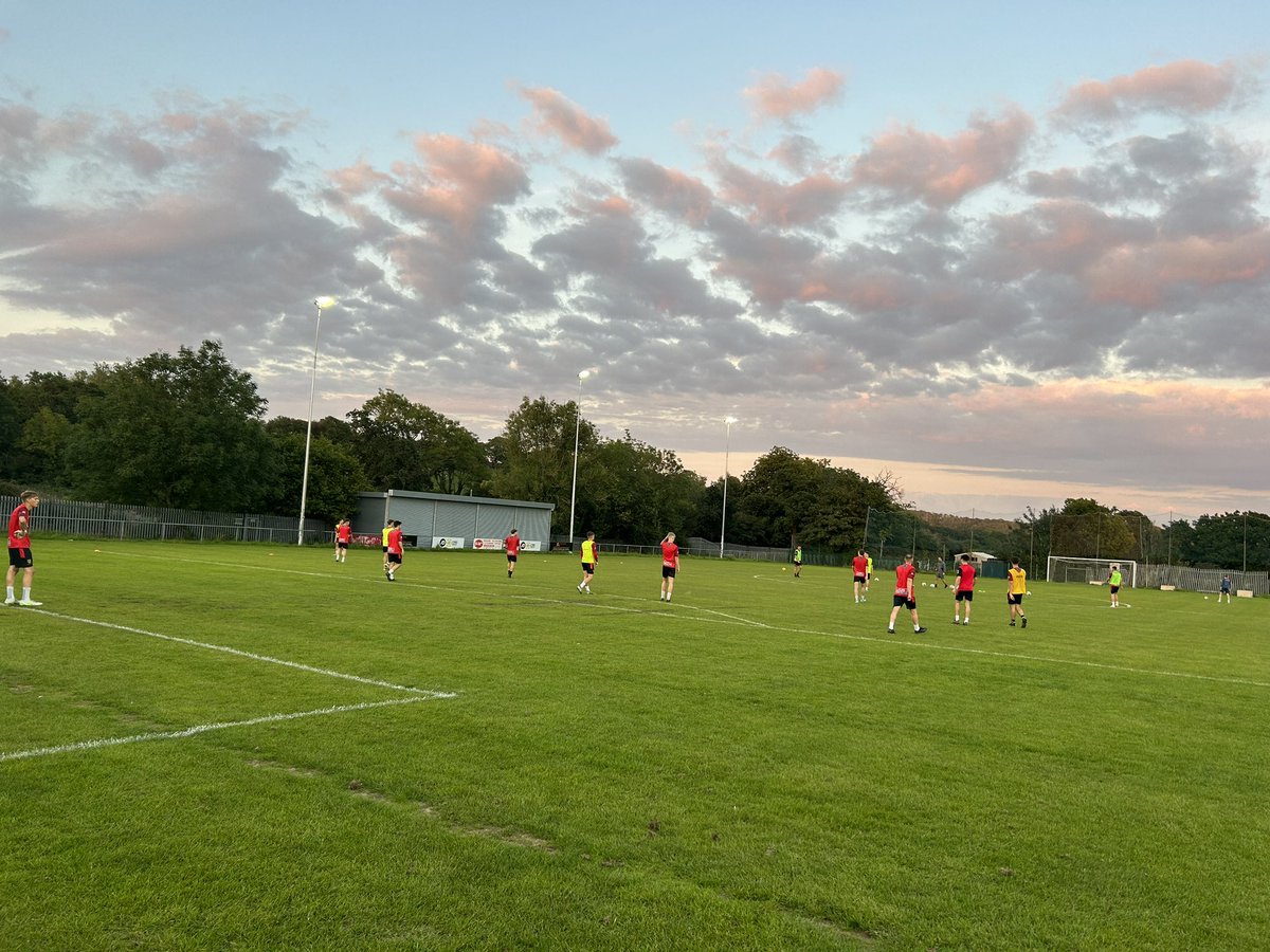 Fantastic training session under the lights last night at Cwrt Yr Ala. 
We play @CambrianBgc this Friday evening with a 7.30pm ko. 
Look forward to seeing everyone there. Bar is open 🍻☕️and U16s go free. £5 adults £3 concessions.