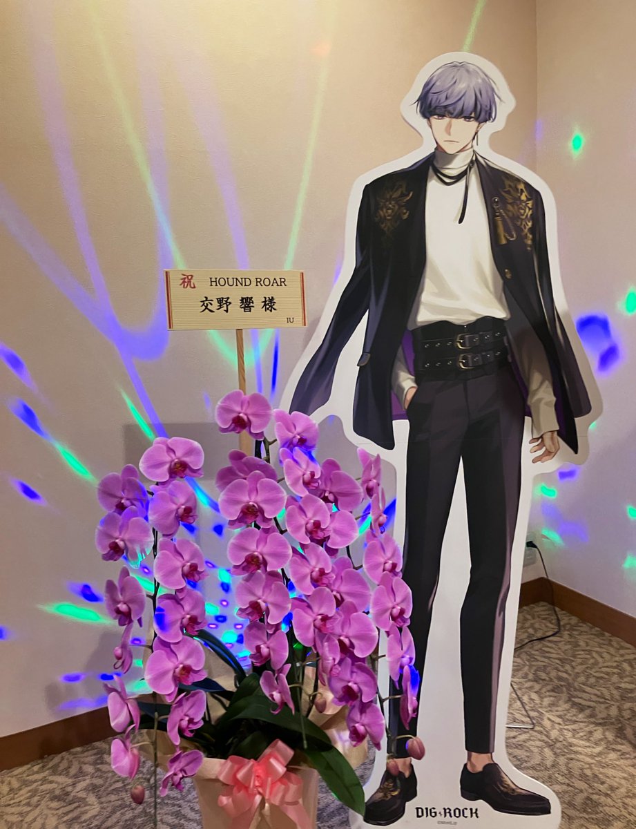tsukagoshiya's tweet photo. ヒビキくんお誕生日おめでとうございます🎉💜
今年もファンの方から素敵なお花が届いております🌸
素敵な一年になりますように！

#ヒビキ誕生祭2023 #ディグロ #塚越屋七兵衛 https://t.co/6FN9y7M0GT