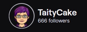 🤘💜🤘
Feeling beastly, might stream later 
m.twitch.tv/taitycake