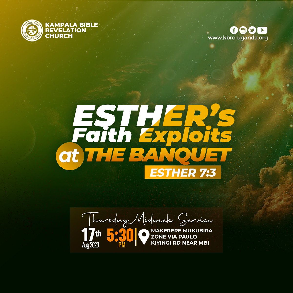 kbrcChurch's tweet image. #ThursdayMidweekService 
Join Us Today @5:30pm 
We shall be LIVE Here!