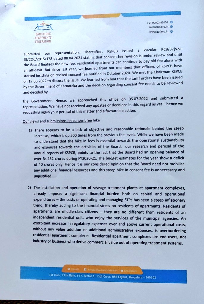 Bangalore Apartments' Federation tweet media