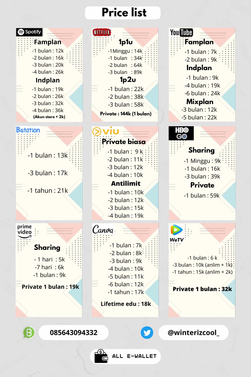 winterizcool_'s tweet photo. @kayraizhar19 Hadir kak, dijamin murah meriah muntah dan terpercaya
https://t.co/a0Jdmiz3gl https://t.co/ulPy0Mmz0r