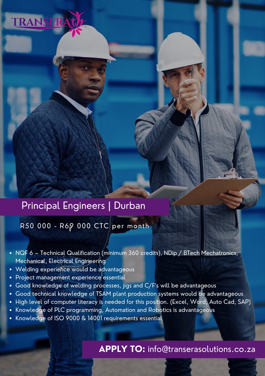 trans_era's tweet photo. 𝑬𝒙𝒄𝒊𝒕𝒊𝒏𝒈 𝑹𝒐𝒍𝒆 🚨

▶️ TO APPLY:

📲: 010 023 8002
💻: info@transerasolutions.co.za 

#JobSeekersSA  Nthabiseng Amapiano Wits ANC and EFF https://t.co/DD3p7XXPp2