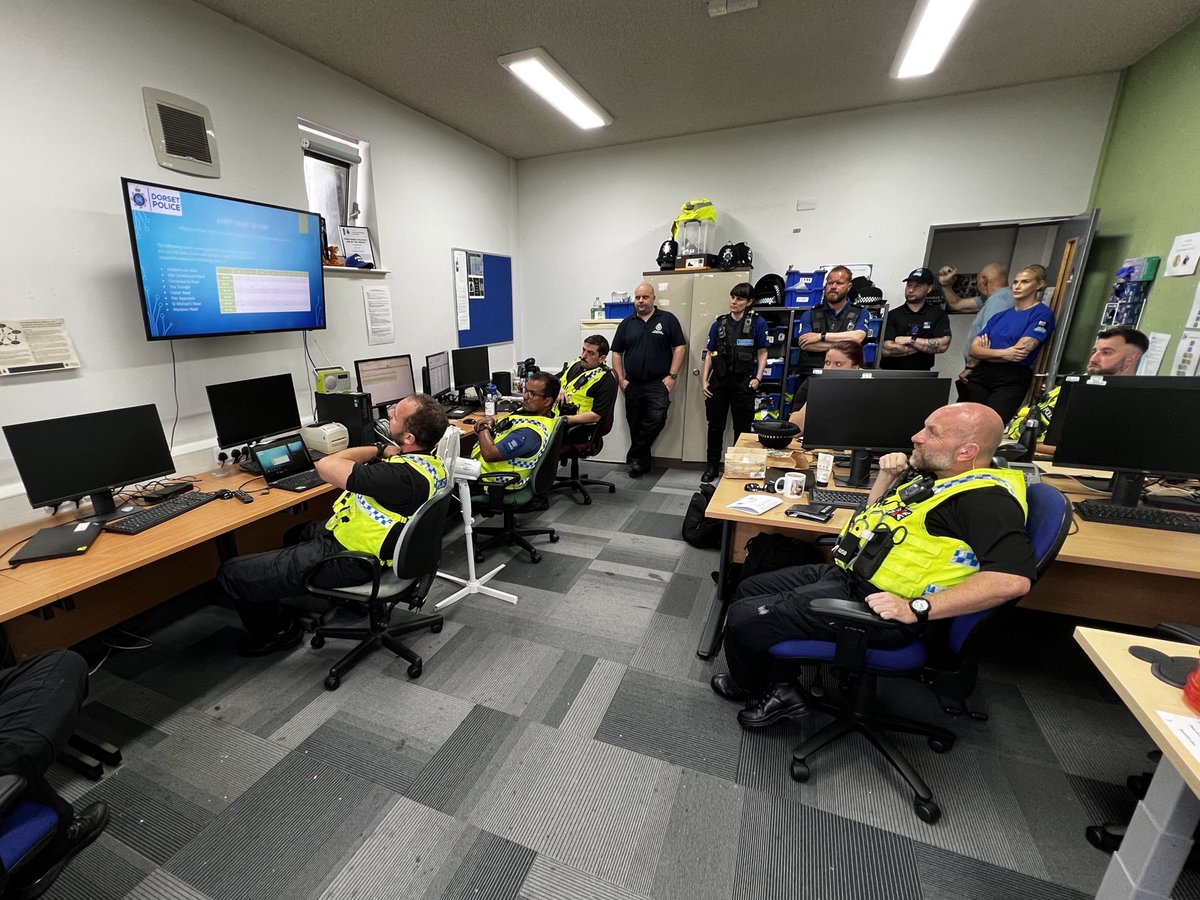 Dorset Police (@dorsetpolice) on Twitter photo Today we’re launching the #BournemouthTownTeam which ensures closer working between Dorset Police, <a href="/BCPCouncil/">BCP Council</a> and partners. Here’s just some of the officers and staff briefing for the day. Today we’re launching the #BournemouthTownTeam which ensures closer working between Dorset Police, <a href="/BCPCouncil/">BCP Council</a> and partners. Here’s just some of the officers and staff briefing for the day.