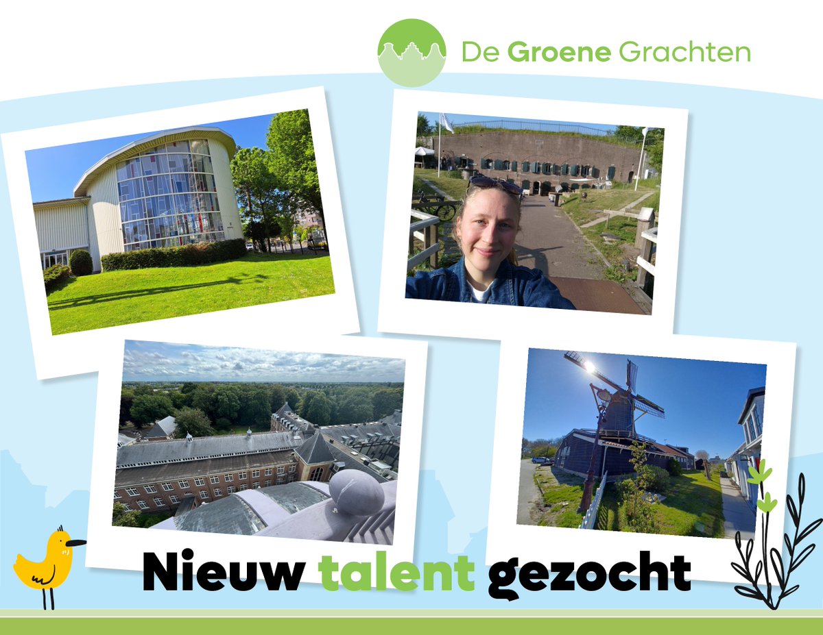 Wil je ook dit soort bijzondere gebouwen helpen met verduurzamen? Wij zijn op zoek naar een Duurzaam Erfgoed Adviseur en een Projectmanager Duurzaamheid. Ben jij of ken jij iemand die perfect geschikt is voor een van deze functies? Zie onze website: degroenegrachten.nl/werken