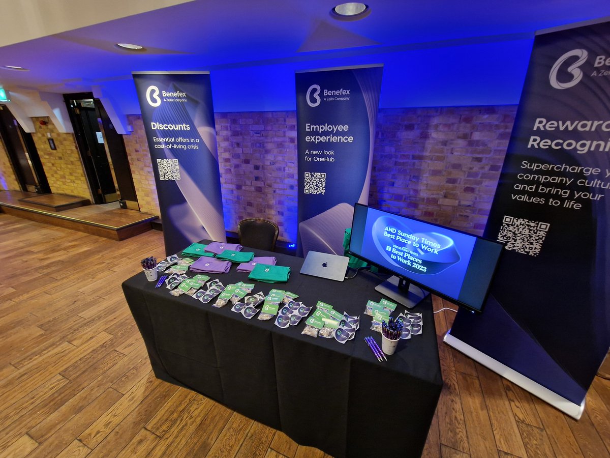 hellobenifex's tweet image. The Benefex stand is ready for day one of @gopherconuk  😎 🎉

If you&apos;re attending then stop by our booth in the main hall to speak to our engineering team, learn more about our award-winning OneHub platform, and pick up some great merch 🥳

#gophercon23