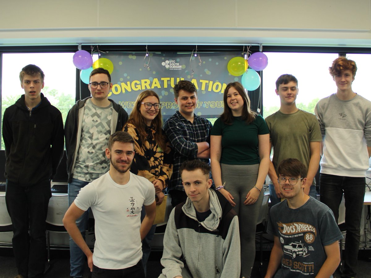 UTCSouthDurham's tweet photo. Congratulations to our Sixth Form students on your amazing results, weโre so proud of you! โค๏ธ๐ฅณ
#ThinkUTC #UTCSD #Careerandlifeready #UTCdestinations @UTColleges https://t.co/I88GN2aGin