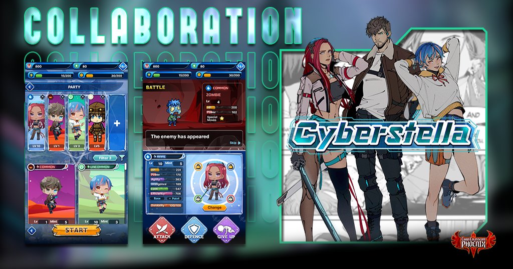 ／
📢Cyberstella reveal has begun!
phoenix.chaincolosseum.org/#/reveal
＼

✨Giveaway✨
-----
🎁#Cyberstella Common NFT x5
🎁1000 $OAS x3
-----

✅♡&amp;RT

✅Follow
<a href="/Cyberstella_/">Cyberstella🔺</a>
<a href="/ChainColosseum_/">ChainColosseumPhoenix</a>

⏰72h

#ChainColosseumPhoenix #チェンコロ