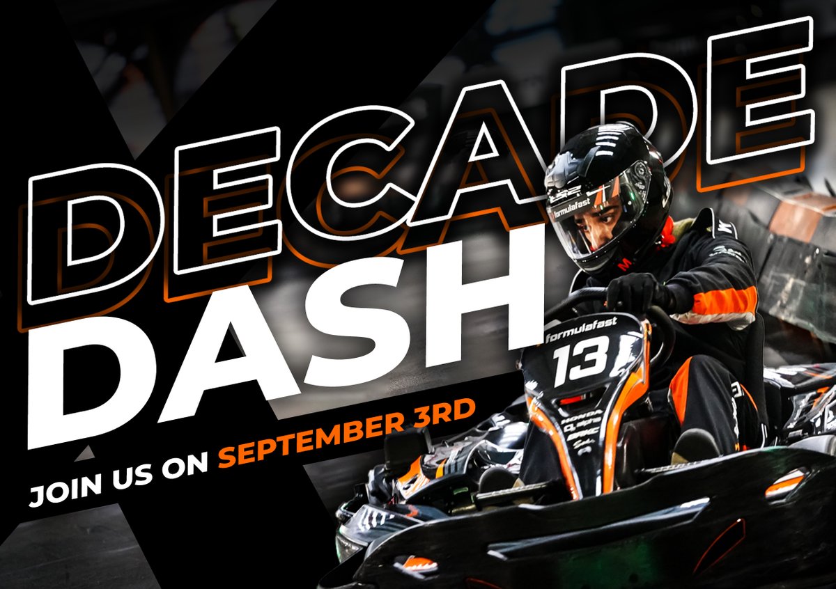 FormulaFast's tweet image. Join us to celebrate 10 Years of Formula Fast Milton Keynes on the 3rd September at our Decade Dash event!

Are you in? 
formulafast.co.uk