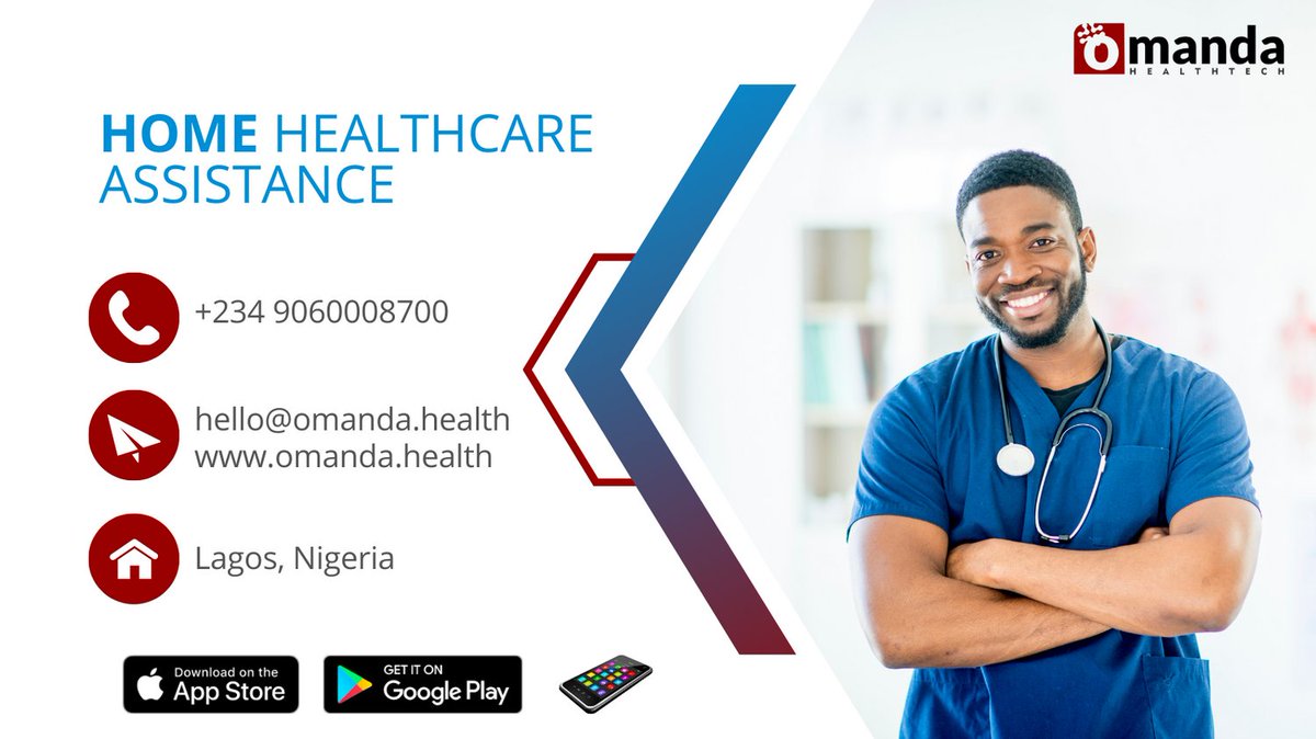 omandahealth's tweet photo. Discover the power of Omanda Healthtech for all your home care needs!
Click to download for Android https://t.co/PKjoHAVx55 and iOS devices https://t.co/LeO5vNpTlz
#OmandaHealthtech #HealthTech #HomeCare #HealthGoals #omandahealthtechapp https://t.co/2AHEKXKQTz