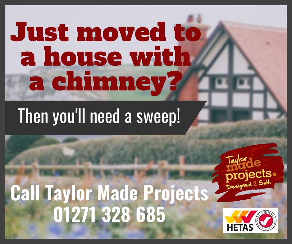 DevonStoves's tweet photo. Have you just bought a home in #NorthDevon with a fireplace or wood burner? You will need a chimney sweep to get your chimney cleaned. We are a HETAS approved sweep and would be happy to give you a quote. 
☎️ DM or call 01271 328 68
🌐 https://t.co/T47D5q0bqC https://t.co/PhKkoyf6wH