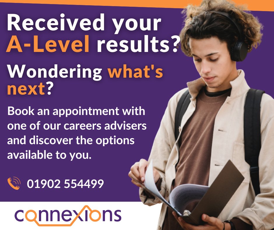 🤞 Good luck to all those receiving A-Level results today.

🥳 Be proud of what you have achieved!

➡️ However, if you’re still unsure of what comes next, our careers advisors are here to help you discover the right path for you.

#ALevels2023
