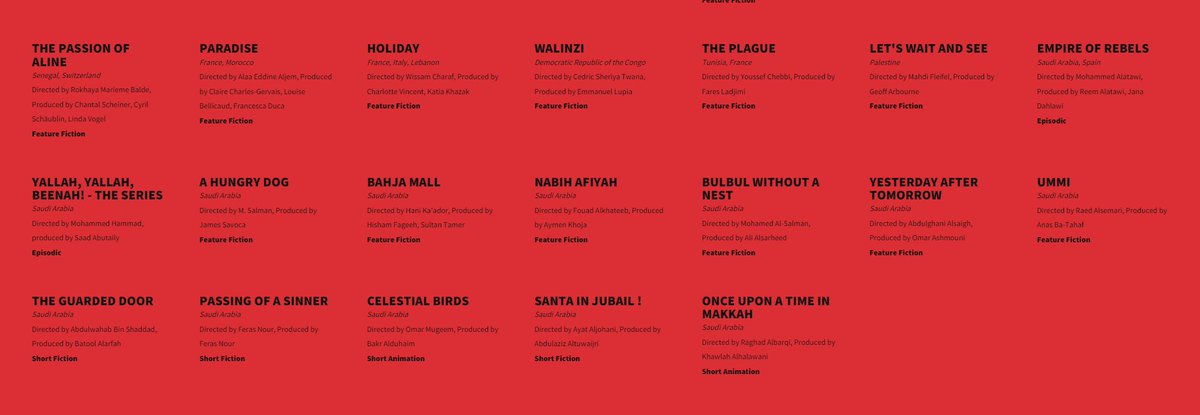 The Red Sea Fund (@RedSeaFilm ) is supporting 33 projects in the MENA region, showcasing diverse storytelling and contributing to the region's cultural scene. 13 out of these 33 projects are 'Saudi.' 

#RedSeaFund
#SaudiTimes