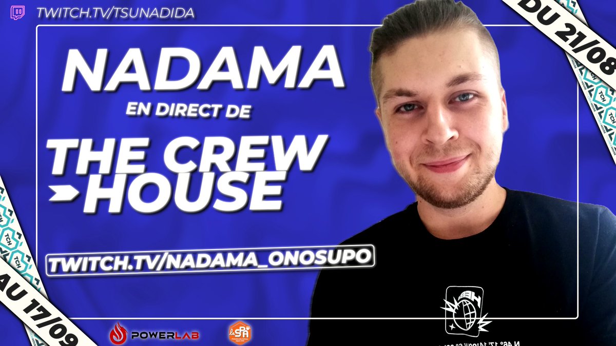 Un peu tardif, mais j'annonce avec joie et impatience ma participation à un événement INCROYABLE organiser par la streameuse star <a href="/Tsunadida/">Tsunadida #TCH</a> ! Je serai présent du 05/09 au 17/09 pour des moments de folies !