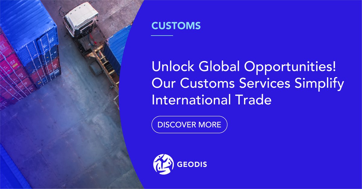 🛃 Say farewell to the complexities of international trade while our experts handle your daily #customs challenges. As an AEO-certified organization, we advocate compliance, ensuring a transparent customs clearance process! ➡️ bit.ly/47vN77L #GEODIS