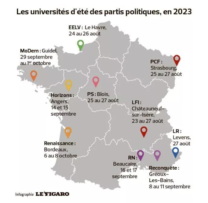 [#ComPol]

Les rentrées politiques des partis. / <a href="/Le_Figaro/">Le Figaro</a> <a href="/FigaroPolitique/">Le Figaro Politique</a>