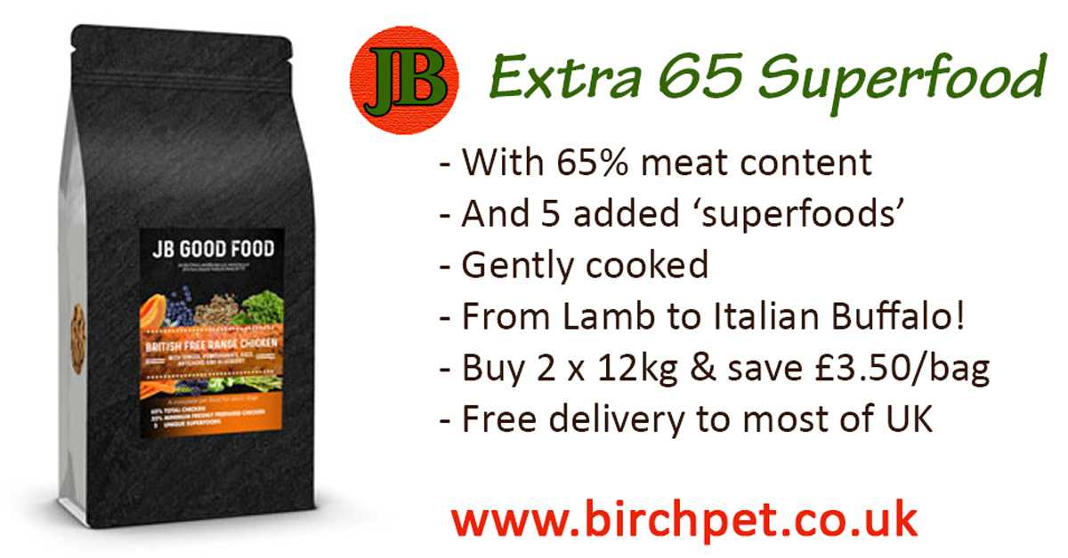 BirchPet's tweet photo. For a tasty and natural dog food, you can't go wrong with the choice available at JB Good Food - and with free delivery to most UK addresses - from https://t.co/8ZKT1cGMvh https://t.co/6zMlI2hwNQ