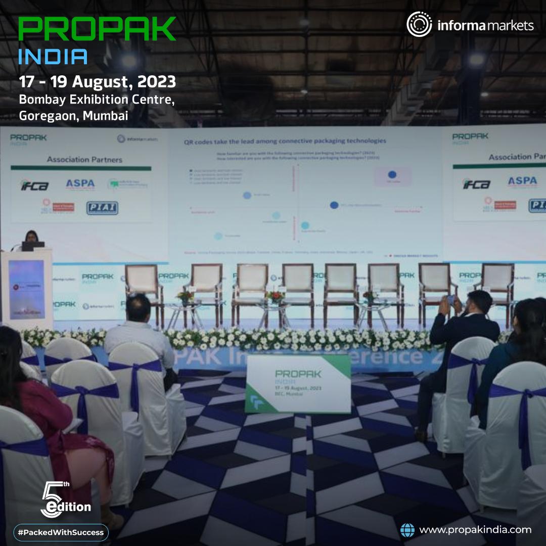 ProPakIN's tweet photo. The insightful Conference Session took place at ProPak India on the topic: "Top Packaging Trends: How Can Industry Achieve Global Circular Economy?" 
🎤 Speaker Ms. Abinaya Gunasekaran, Team Lead – Research &amp; Projects at Innova Market Insights provided valuable insights! https://t.co/Ng9t9EYJaD