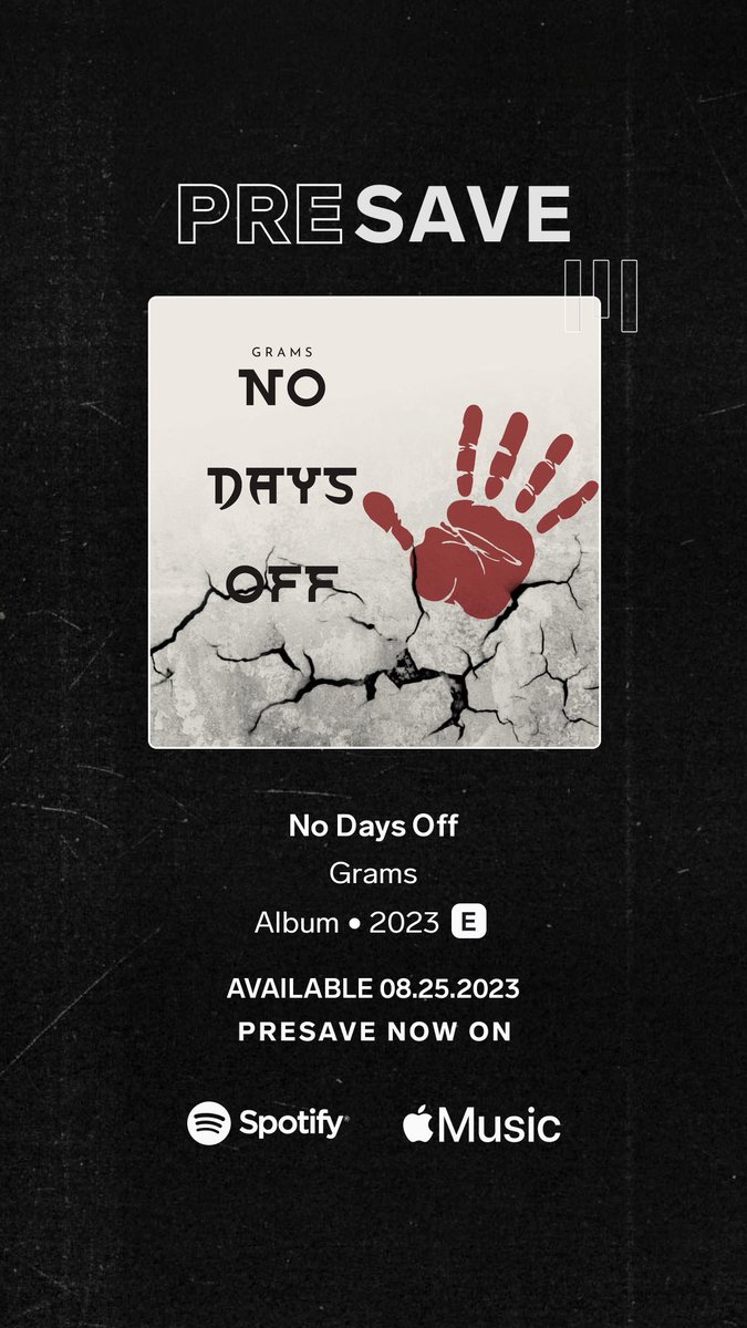 TheRealGrams's tweet photo. NEW MUSIC DROPPING NEXT FRIDAY ON ALL PLATFORMS https://t.co/590TPOdym0