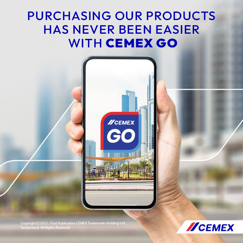 CEMEX_UK's tweet photo. Our digital platform #CemexGo will improve efficiencies within your daily operations. Eliminate paper delivery tickets🌍, place orders using any device📲, track deliveries in real time🕧, access records, pay invoices and more.
Sign up to Cemex Go here: https://t.co/eipiR5Ky8W https://t.co/vAU2zDCvnn
