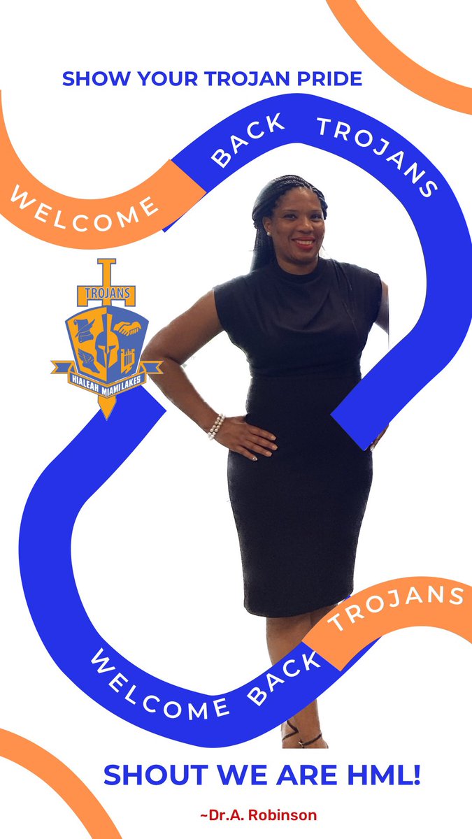 I am excited to see all of our HML Trojans! This will be a phenomenal year .🧡💙 #fyp #fypage #explore #explorepage #openingofschools #305 #wearehml💙🧡 #trojanpride @HMLSrHighSchool