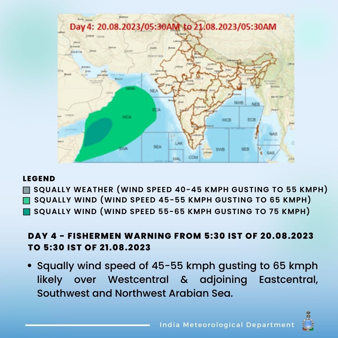 Indiametdept's tweet photo. #WeatherAlert #SquallyWinds #ArabianSea #BayOfBengal #FishermenSafety #StayInformed
@moesgoi @DDNewslive @ndmaindia @airnewsalerts https://t.co/MKgEeeE3SN