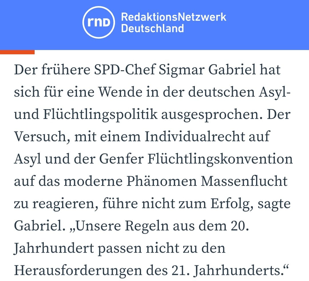 Menschen vor Krieg und Verfolgung schützen? Das passt nicht mehr so ins 21. Jahrhundert...