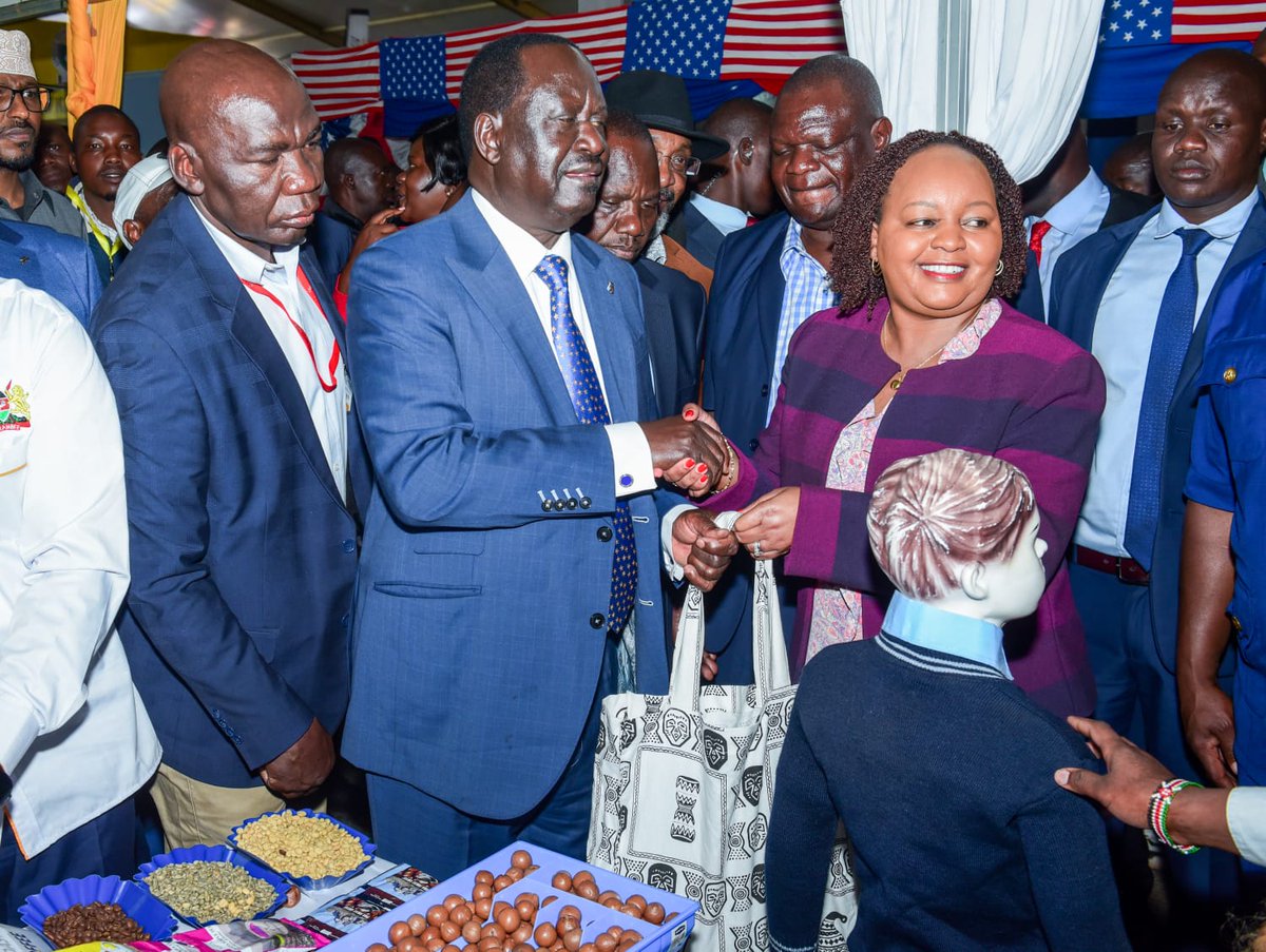 geraldbitok's tweet image. Azimio Leader @RailaOdinga arrives in Eldoret for the Devolution Day.
#DevolutionConference2023