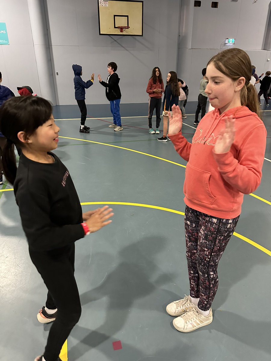 Games underway on the year 5 Camp!