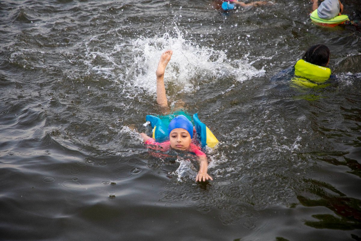 In order to boost the interest of youth towards the swimming in Kashmir, the tourism department has organised free swimming classes at Nigeen Water Sports Club Photographs by @umeerasif for The Kashmir Walla