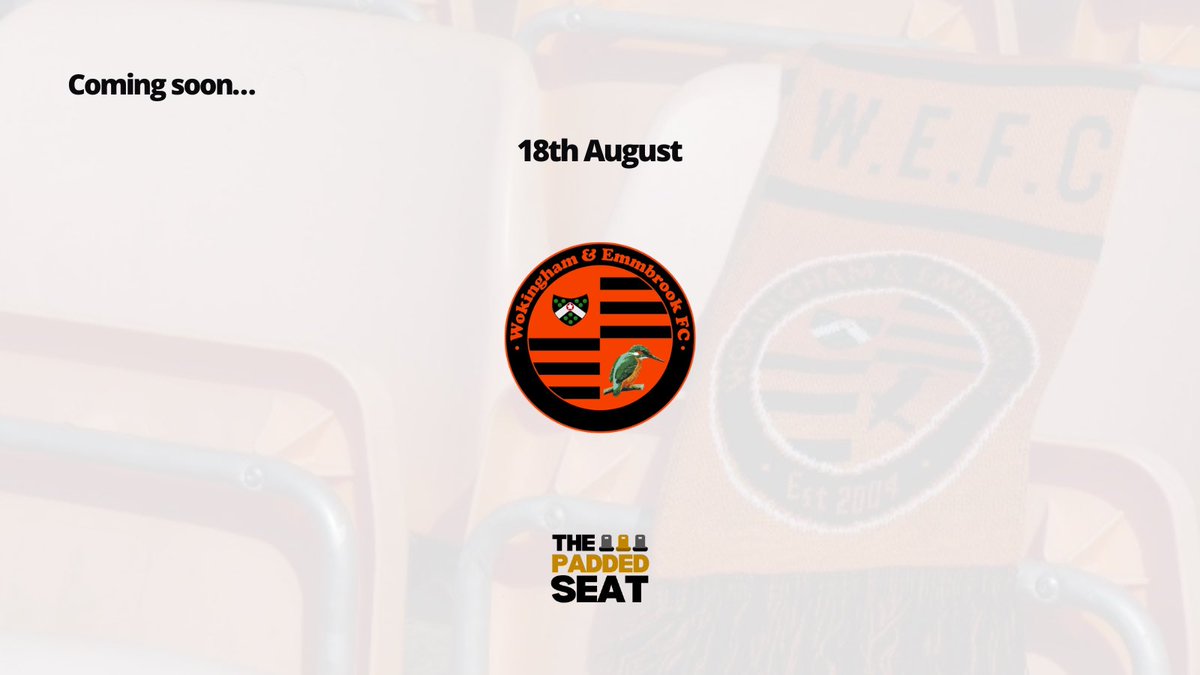 PaddedSeat's tweet photo. FA Cup action at @wokingham_sumas tomorrow night 👀 https://t.co/ArDtmEjElE