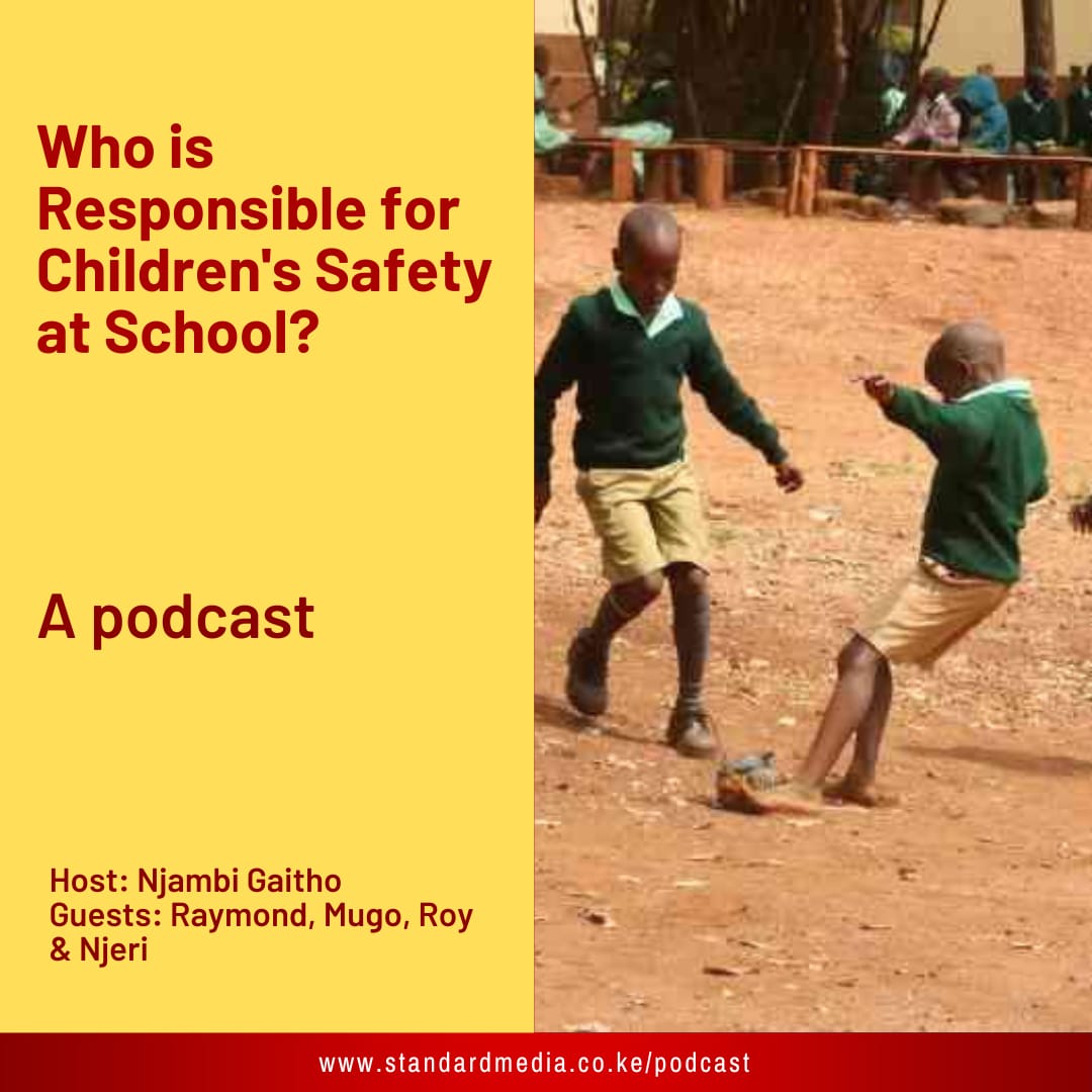 StandardKenya's tweet photo. In this episode, we're talking about the safety of children at school, especially when they're participating in extracurricular activities. You may have heard the story of the 7-year-old boy who fell off a merry-go-round machine.
https://t.co/Obi4v1ECYp
#APodcast https://t.co/yO0JX5jmTv