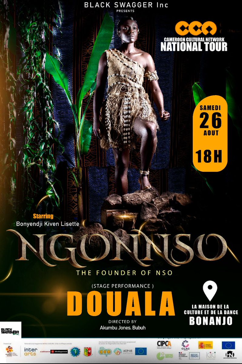 NGONNSO is coming to Douala!

This play is  about the woman who founded what is today one of Cameroon's greatest chiefdoms, Nso (Kumbo, Jakiri, etc.), !