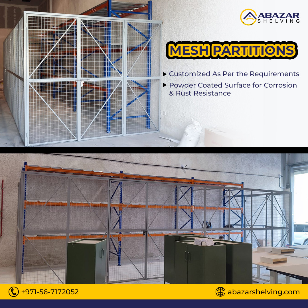 abazarshelving's tweet image. Revolutionize Warehouse Efficiency with Abazar&apos;s Cutting-Edge Mesh Partitioning Solutions.
Contact our experts for consultation: +971-56-7172052
abazarshelving.com
.
.
#meshpartition #mesh #partition #wiremeshpanels #meshpanels #partition #abazarshelving #dubai