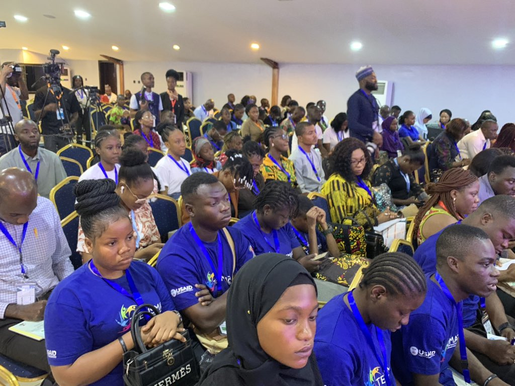 EVA_Nigeria's tweet photo. Day 1 at the 3rd Nigeria Conference on Adolescent and Youth Health and Development #EKO2023.
#innovationforchange #EVAatEKO2023 #agenda2030 #1point8naija #1point8 https://t.co/T4lmpX5yEA