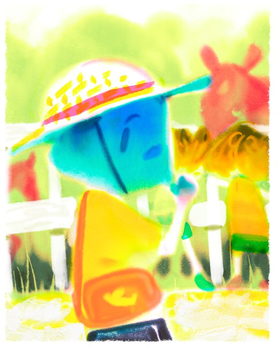 「open mouth sun hat」 illustration images(Latest)｜4pages