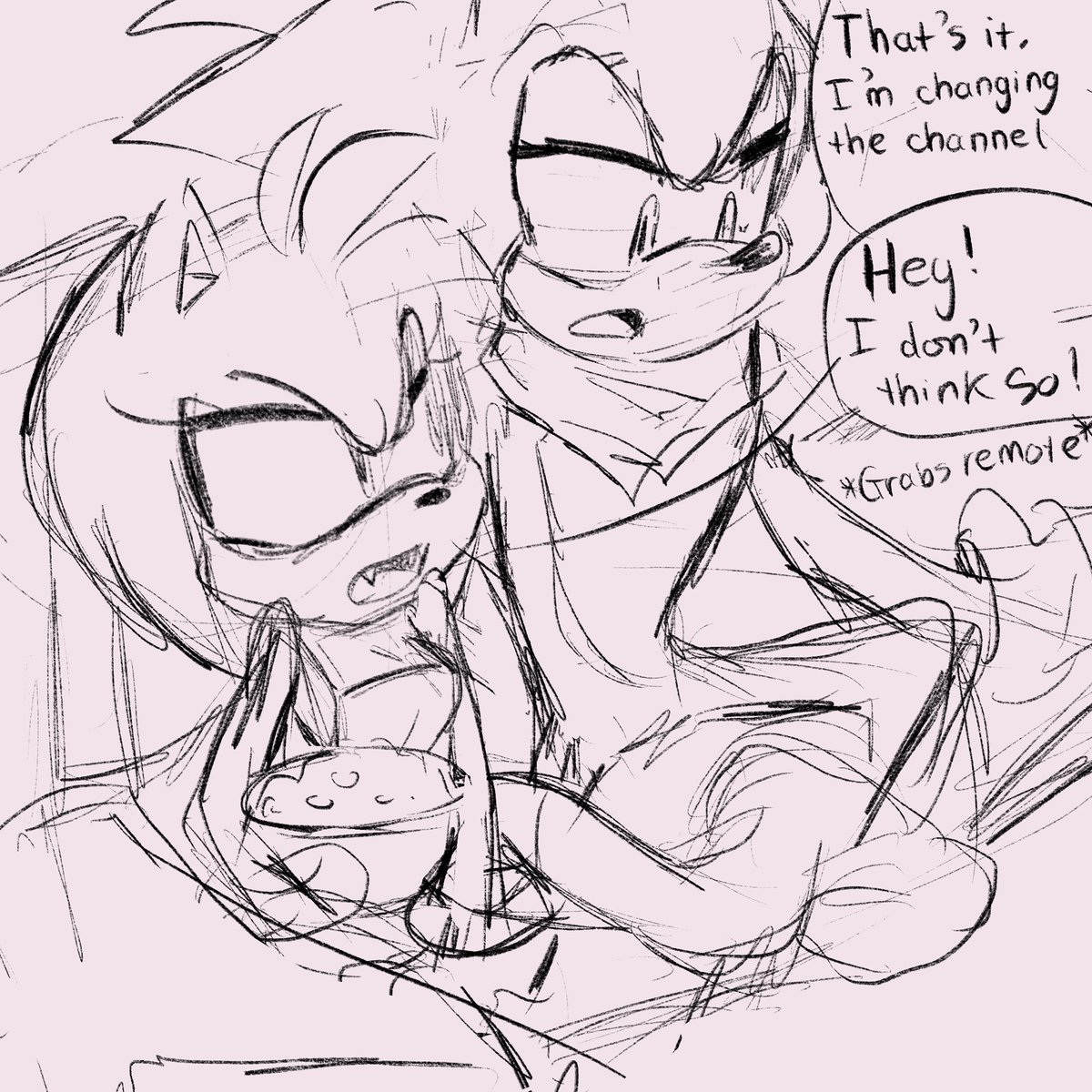 gr3mbl's tweet photo. Midnight snack  [part 1] (nsfw in later parts) #SonAmy https://t.co/WDnY0w4cxy