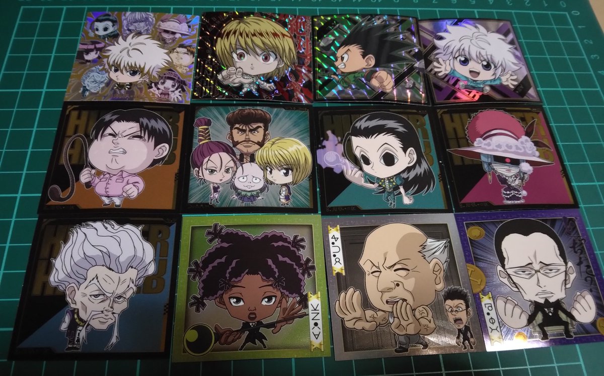 HUNTER×HUNTERウエハース 12個開封終わりました～🥳👏 ゾルディック