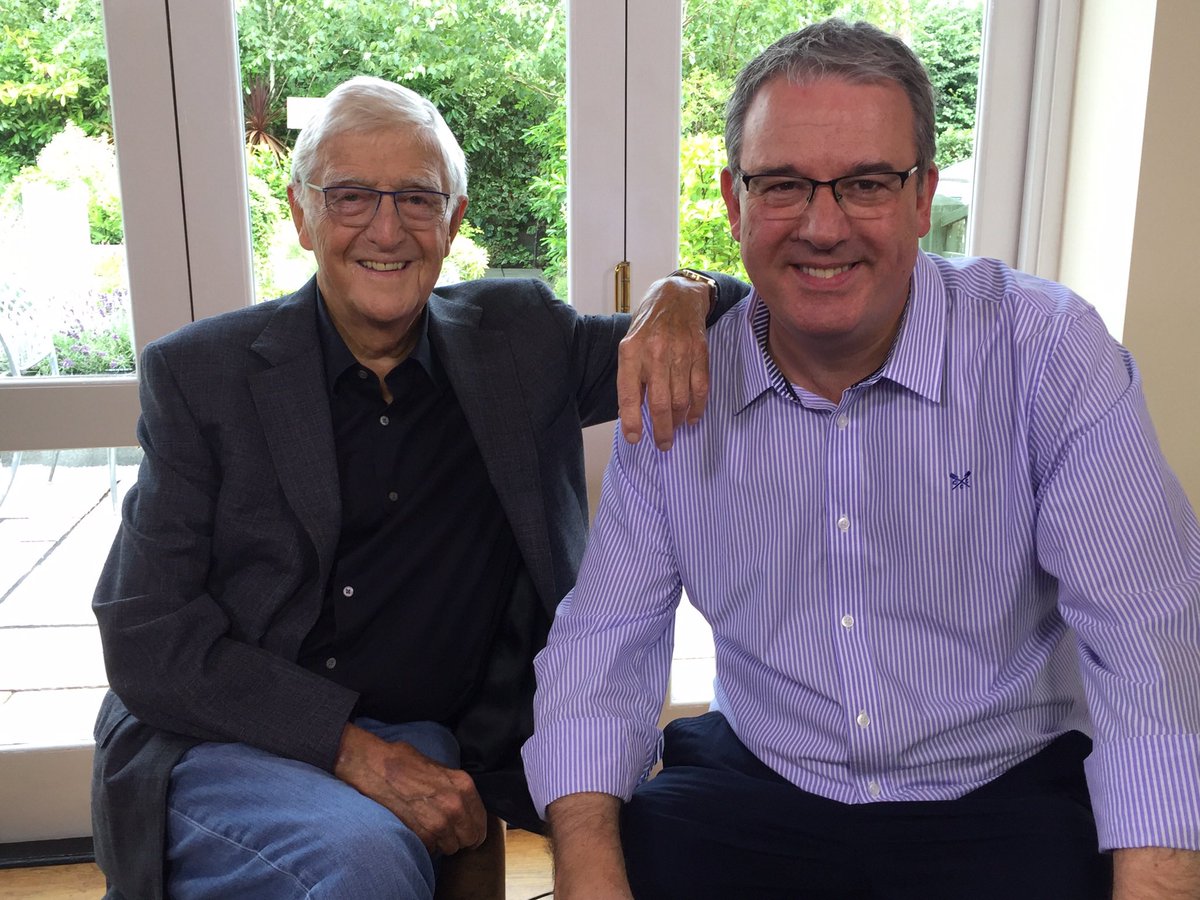 duncanwoodtv's tweet photo. Desperately sad news this morning as we lose Sir Michael Parkinson #Parky at the age of 88. The master who I looked up to. I loved every moment I spent in his company. My thoughts and prayers are with his family. #RIPParky https://t.co/m1xrrwzA8Y