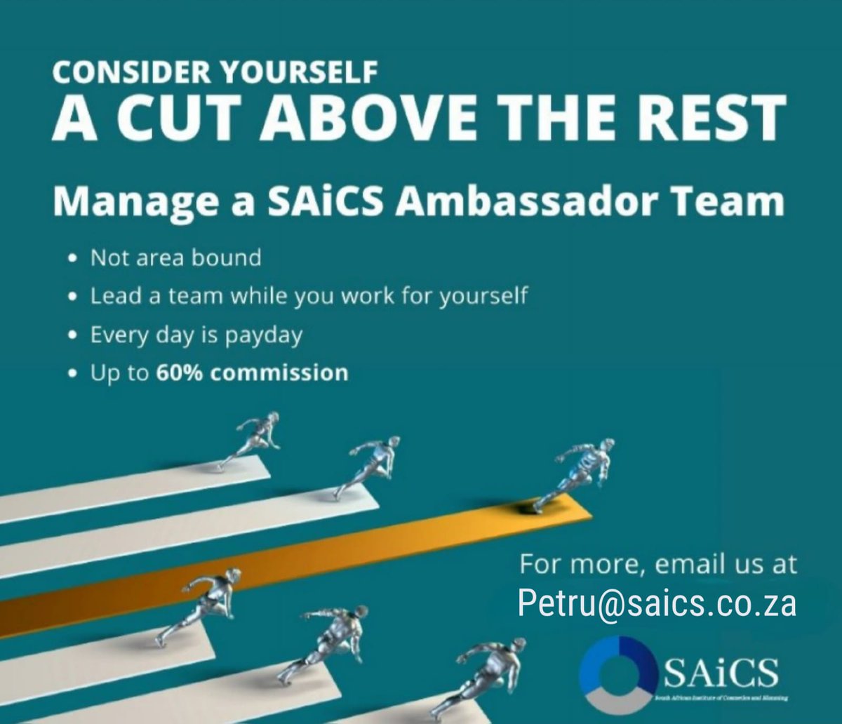 petrujens's tweet photo. Why wait - do it NOW
* Easy and no Joining costs
* No experience needed
* Free and on going training 
* Work anywhere 
Contact Petru for more information
Petru@saics.co.za
#Saics #AgentsWanted #workfromhome #workanywhere #startyourownbusiness #expandyourbusiness #entrepreneurship https://t.co/f3Nw4Wq16k
