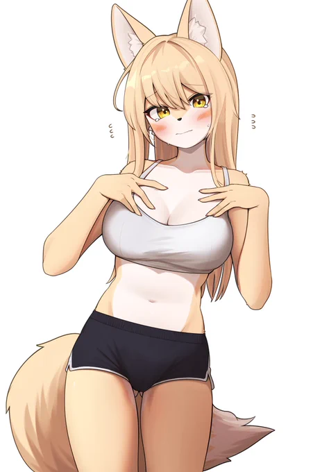 久々のファンアート#ケモノ #メスケモ 