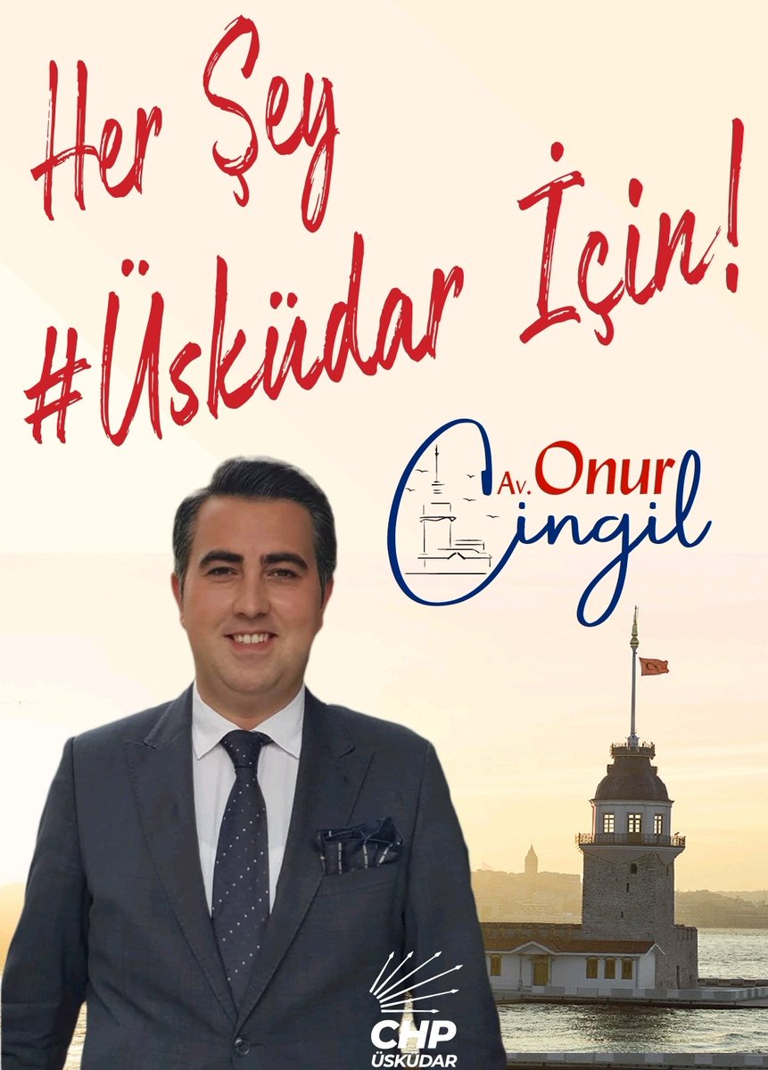 Gençlik Kollarından beri her kademede emek verdiğim, her görevi layıkıyla yapmaya çalıştığım evladınız Onur olarak yine verilen görevden kaçmadan, bir kadro/fikir hareketi ile <a href="/chp_uskudarilce/">CHP Üsküdar İlçe Başkanlığı</a> Başkanlığı'na Adayım

Adaylık Açıklaması
18/08/2023 19:30
📌CHP Üsküdar İlçe Başkanlığı