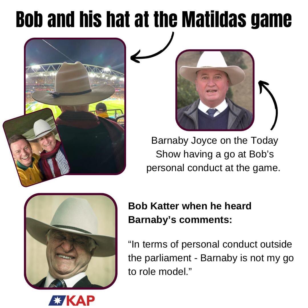 Hon Bob Katter MP tweet media
