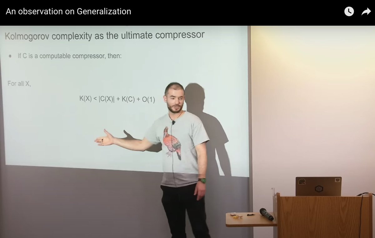 predict_addict's tweet image. Kolmogorov’s complexity is all one needs and is the reason why #gzip works so well. Simple as that and I have been saying it for several weeks at this point.

youtube.com/watch?v=AKMuA_…

@ZhiyingJ @abhi9u @rasbt