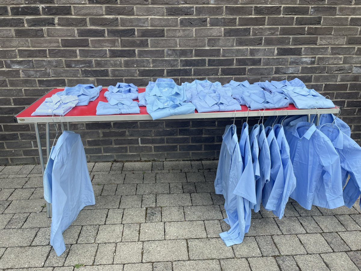 saintninians's tweet photo. Our free uniform bank is at the front of the school. building. Please visit and take anything you need. https://t.co/C0pvMtZPDl