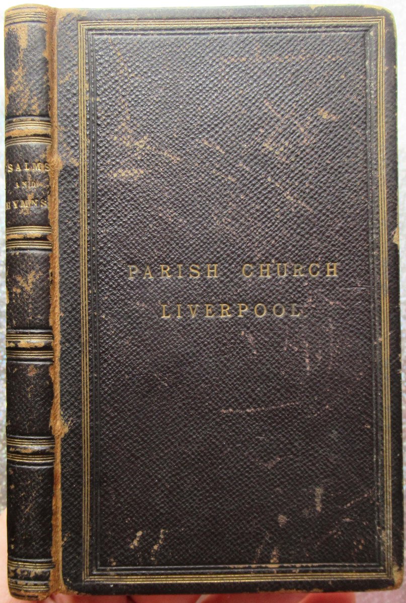 FrostRareBooks's tweet photo. This modest pocket sized hymn book, printed in 1838, once sat in Liverpool’s pro-cathedral, St. Peter’s, which was demolished in 1922 but whose site is still marked. Might obtain some Victorian clothes, go and stand with the book on the spot like a ghost &amp; belt out a few hymns… https://t.co/uZXQxllUJW