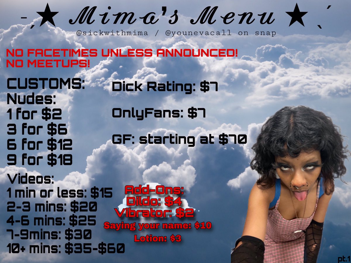 m1masroom's tweet photo. Menus. https://t.co/YGFQLf3yba