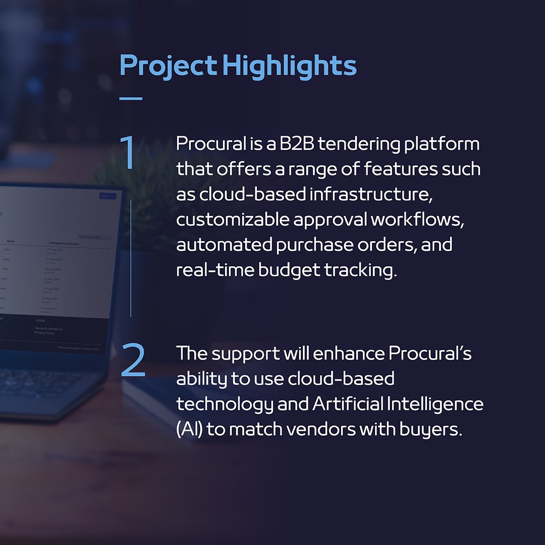 TamkeenBahrain's tweet image. Tamkeen supports Procural through the Start Your Business Program- which will enhance business operations, increase efficiency, and create tens of job opportunities for local talent. 

#Tamkeen #TamkeenPrograms #Entrepreneurship