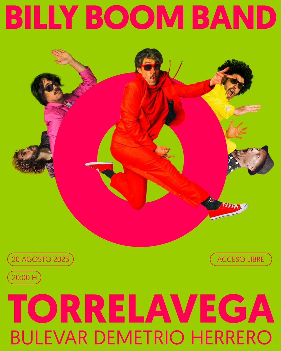 💥 El domingo 20 de agosto tocamos en Torrelavega. A las 20.00h, acceso libre! 💥